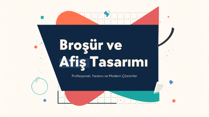 profesyonel broşür ve afiş tasarımı hazırlıyorum