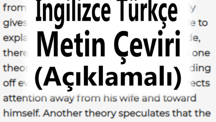 Sizin için İngilizceden Türkçe'ye çeviri yapabilirim