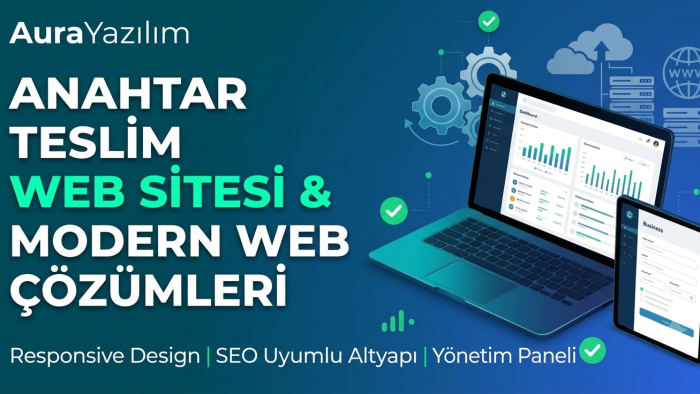 sizin için anahtar teslim kurumsal web sitesi yaparım