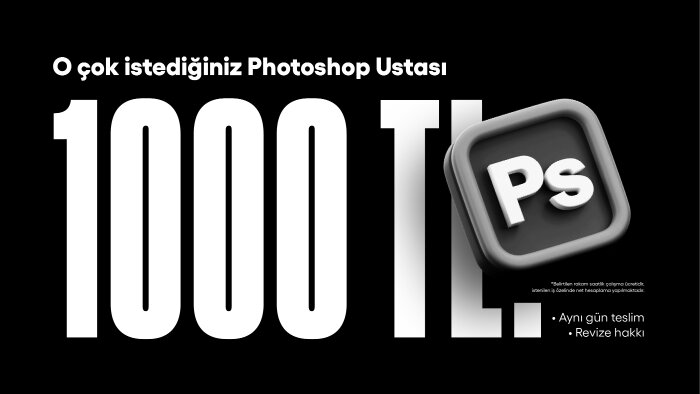 o çok istediğiniz photoshop ustasıyım isteklerinizi yaparım