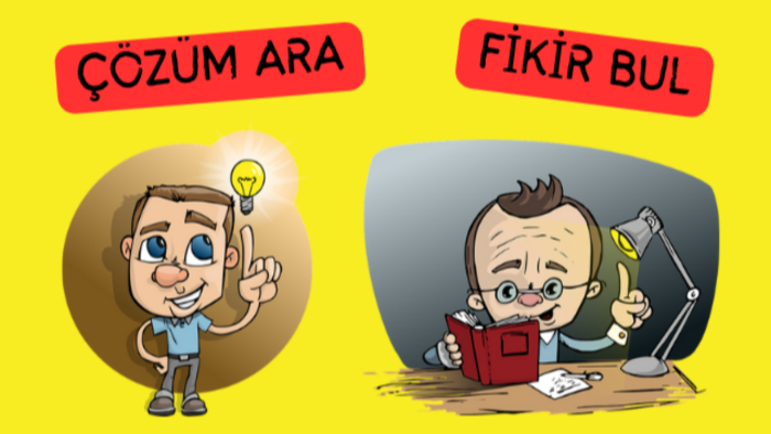 kariyeriniz ve projeleriniz ile ilgili fikirler veriyorum