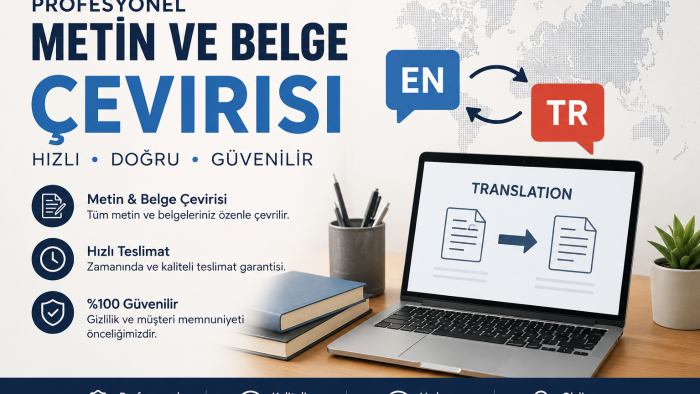 profesyonel metin ve belge çevirisi yapıyorum