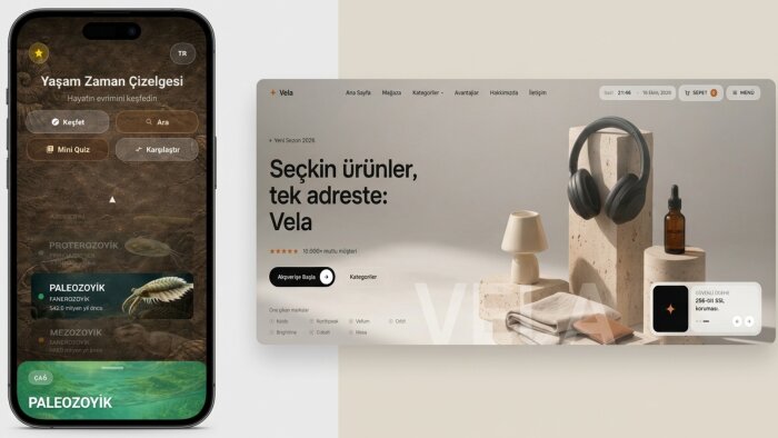 web ve mobil uygulamanız için modern UI/UX tasarlarım