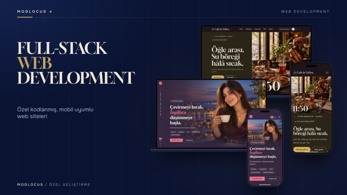 özel kodlanmış full-stack web siteleri yaparım