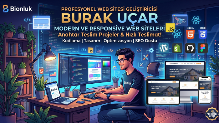  markanıza özel profesyonel web siteleri geliştiririm