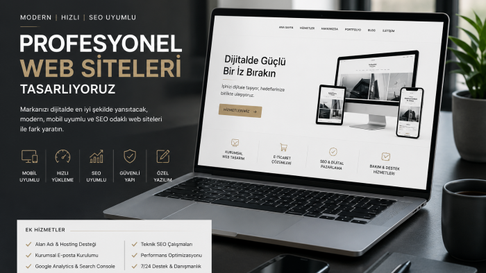 modern ve SEO uyumlu profesyonel web siteleri yaparım