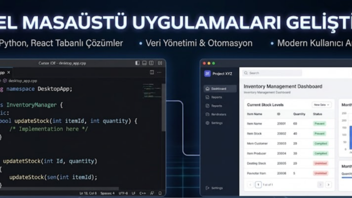 hızlı ve modern masaüstü uygulamaları kodlayabilirim