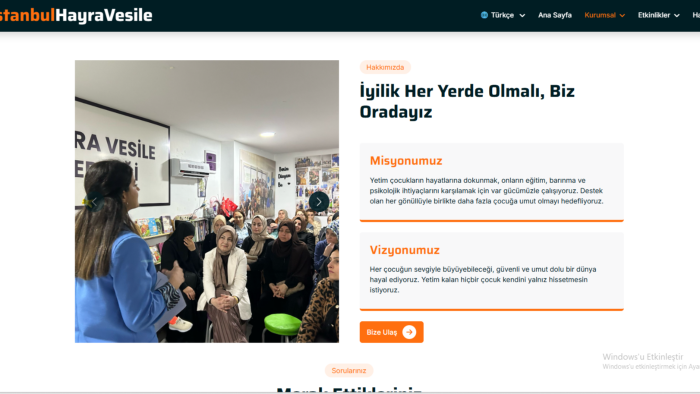 çoklu dil destekli kurumsal web sitesi yapabilirim