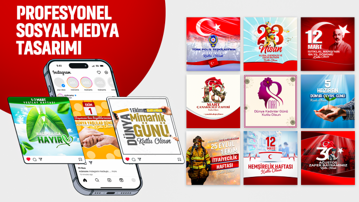 instagram, facebook post, afiş tasarımlarını yapabilirim