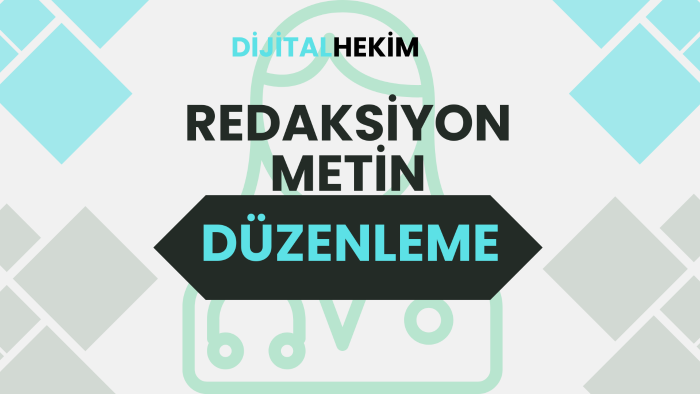 dikkatli şekilde metin düzenlerim