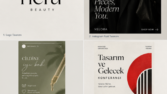 markalar için özgün ve yaratıcı grafik tasarımlar yapıyorum
