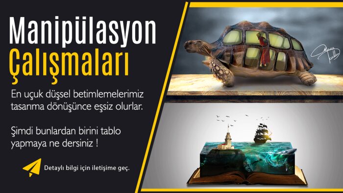 çerçeve ihtiyacı olacak eşsiz manipülasyon çalışması yaparım