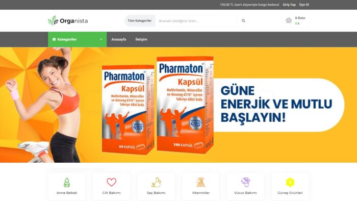 sizin için her alanda bir web sitesi yapabilirim