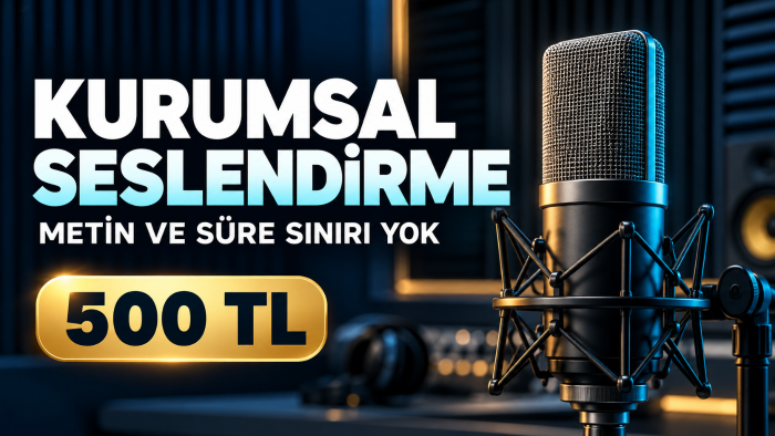 kurumsal seslendirme hizmeti sunarım