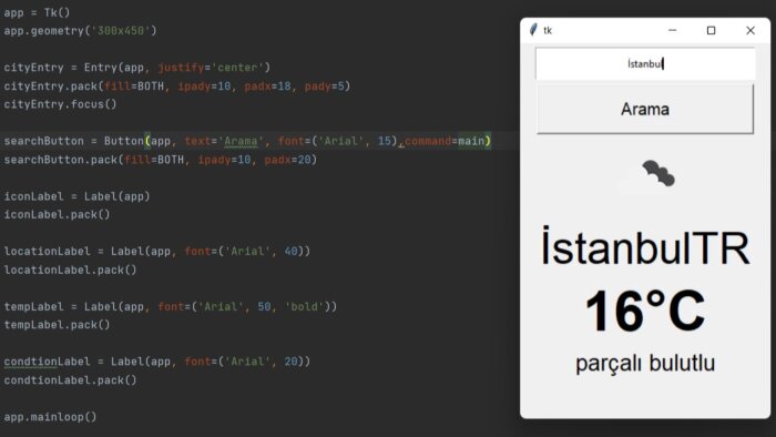 Python projelerinizi yaparım