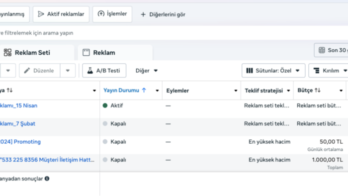 reklamlarınızı profesyonel olarak kurarım ve yönetirim