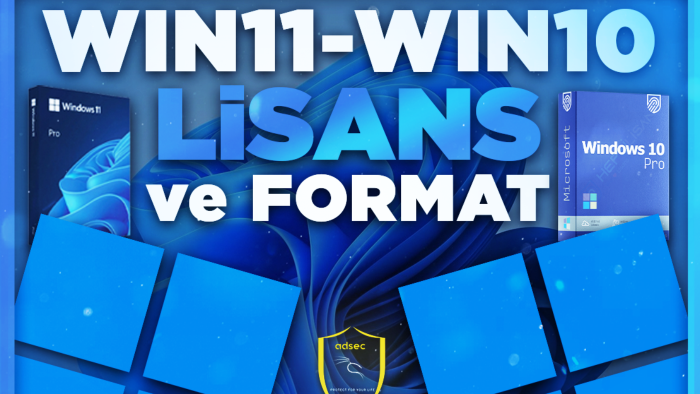 windows cihazlarınızın lisans işlemini yaparım