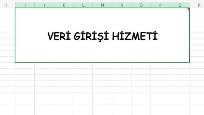 veri girişi, düzenlemesi ve liste oluşturma yaparım