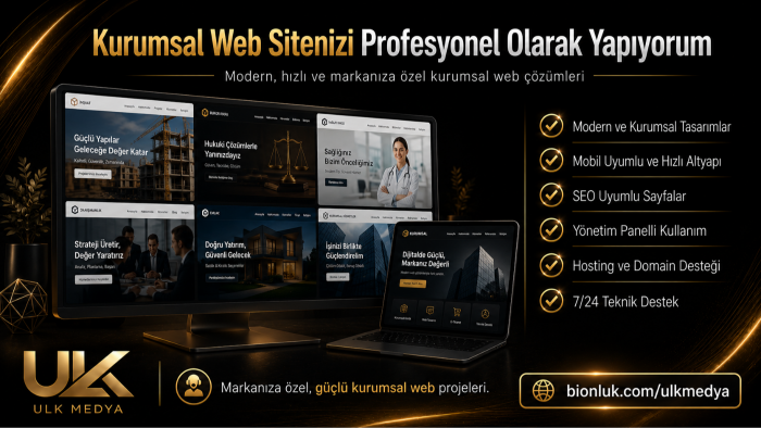kurumsal web sitenizi yapabilirim