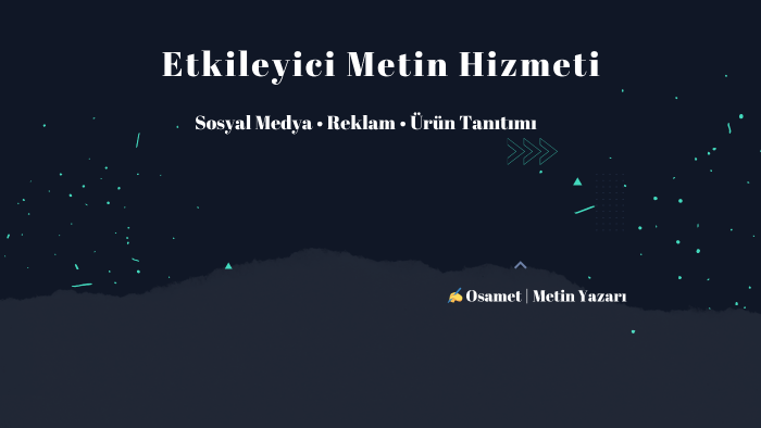 markanızı öne çıkaracak etkileyici metinler yazabilirim