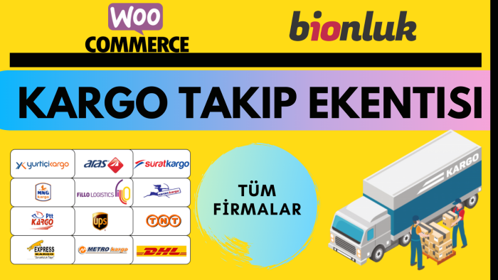 woocomerce siteniz kargo takip eklentisi kurarım