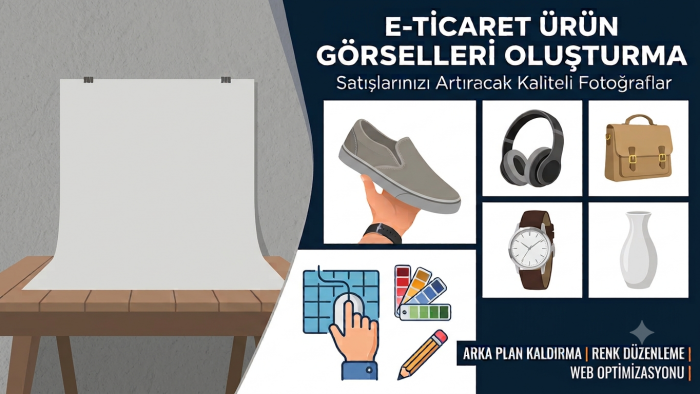 e ticaret ürün görselleri tasarlarım