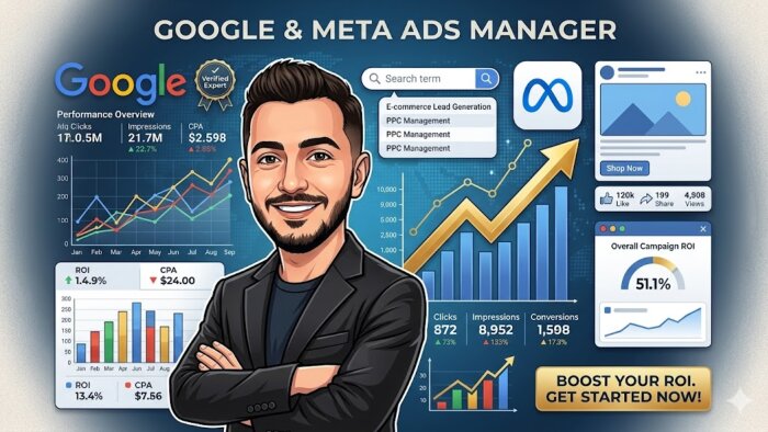 Google reklam kampanya kurulumu yapar, yönetirim