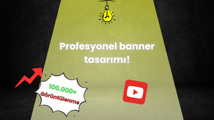 profesyonel YouTube banner tasarımları hazırlayabilirim