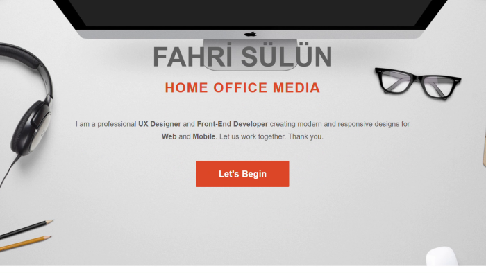 kişisel web siteleri tasarlıyorum
