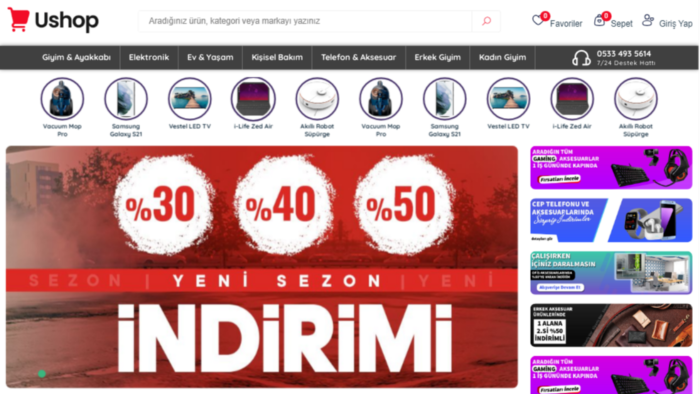  profesyonel E-Ticaret web sitenizi yaparım