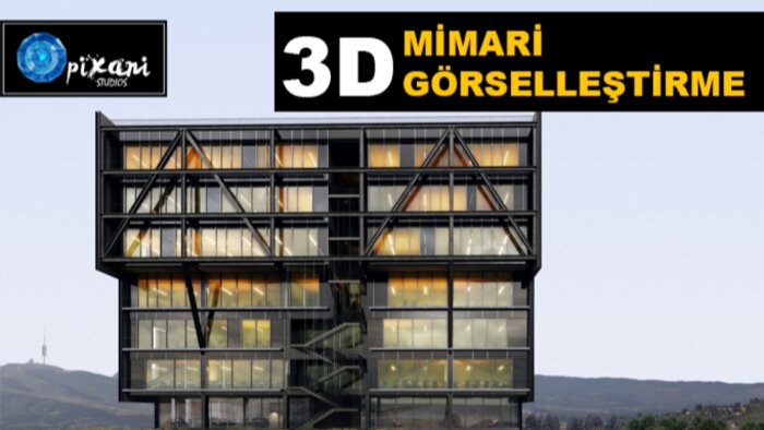 3D Mimari Görselleştirme ve Render hizmeti verebilirim