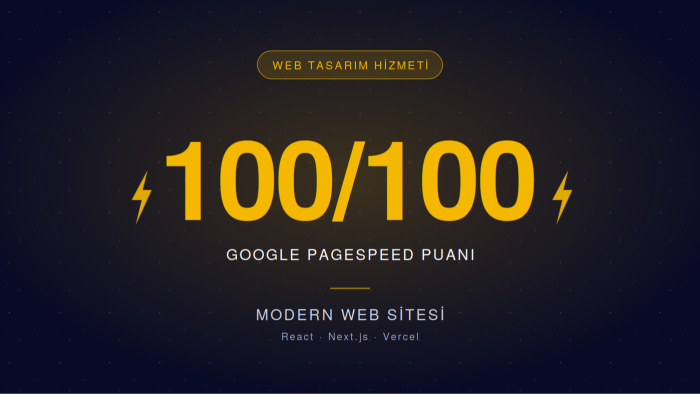 sizin için modern ve süper hızlı web sitesi yapacağım