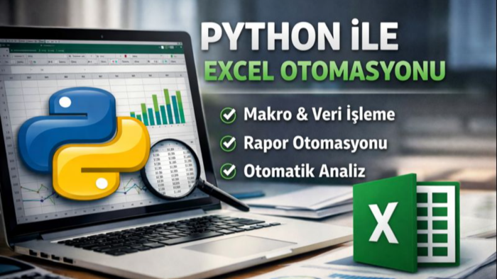 Python ile Excel otomasyon ve veri işleme yaparım