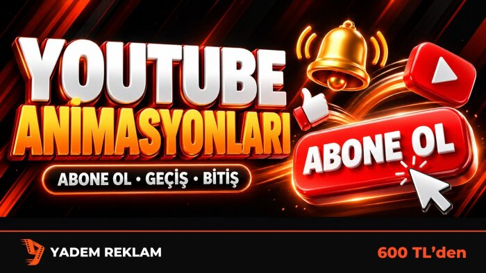 youtube tiktok ve instagram için abone ol animasyonu yaparım
