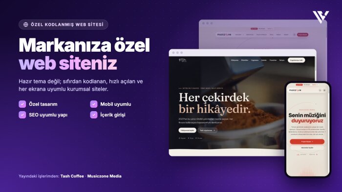 markanıza özel kurumsal web sitesi kodlayabilirim