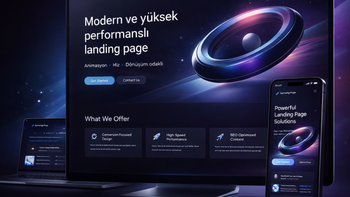 kullanıcıyı müşteriye çeviren landing page kodluyorum
