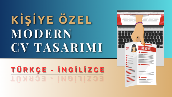 size özel ve etkili bir CV tasarımı sunuyorum