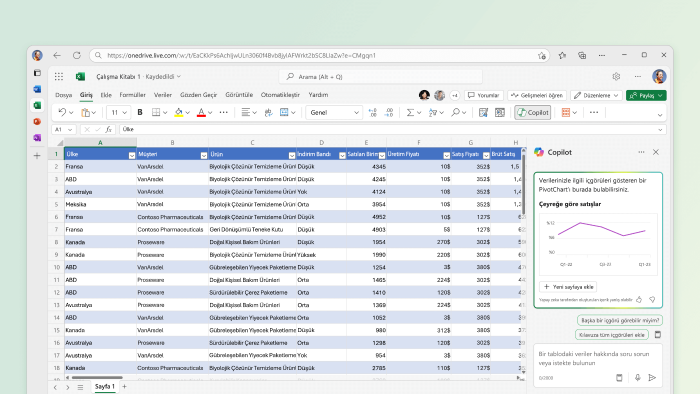 excel ile ihtiyacın olan işlemleri yaparım