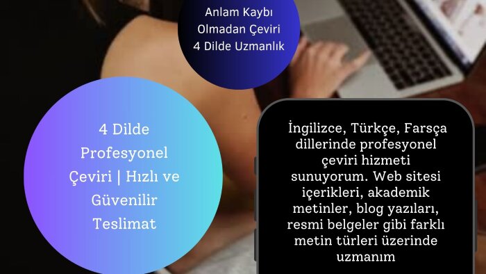  ileri düzeyde tercüme yapabilirim