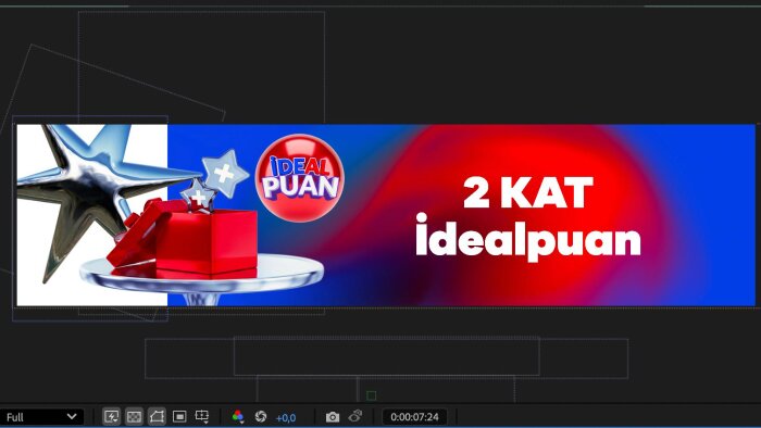 TV ve dijital mecralara uygun motion reklamlar tasarlarım