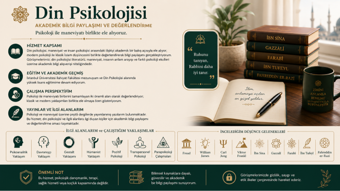 din psikolojisi alanında bilgi notu paylaşırım