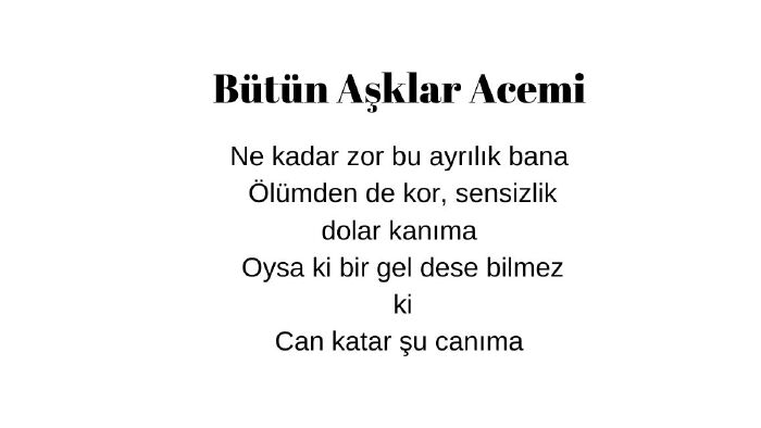 sizin için şiir yazabilirim
