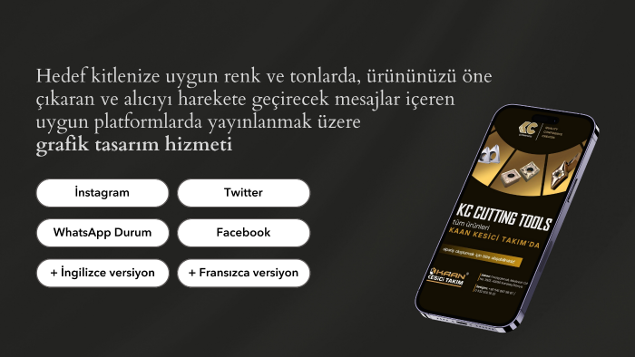 hedef kitlenize en uygun platformda tasarımlar yaparım