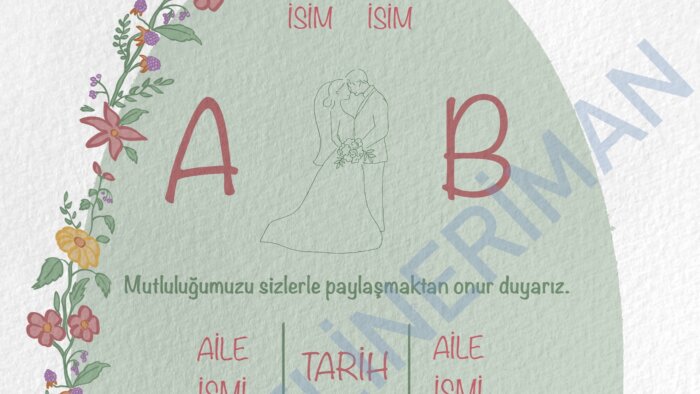 özel günleriniz için davetiye tasarlarım