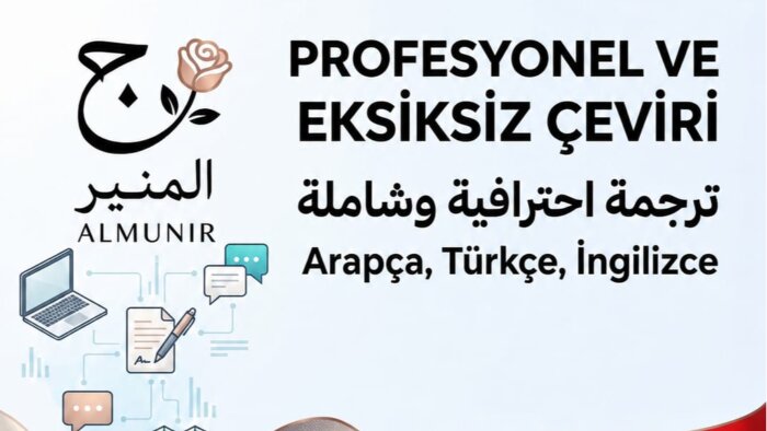 metinlerinizi İngilizce Arapça ve Türkçeye çeviririm