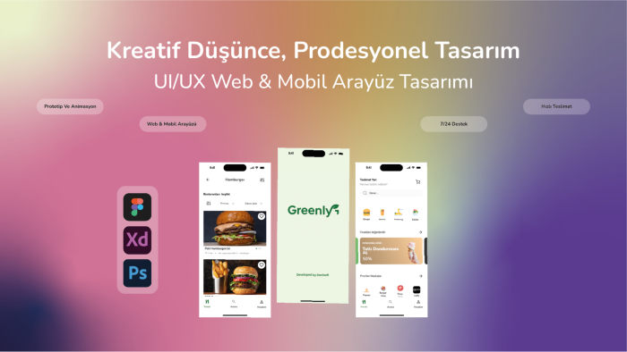 projenize özel arayüz tasarımı yaparım