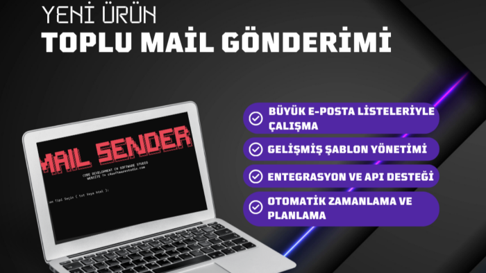 toplu mail gönderen sistem sunabilirim