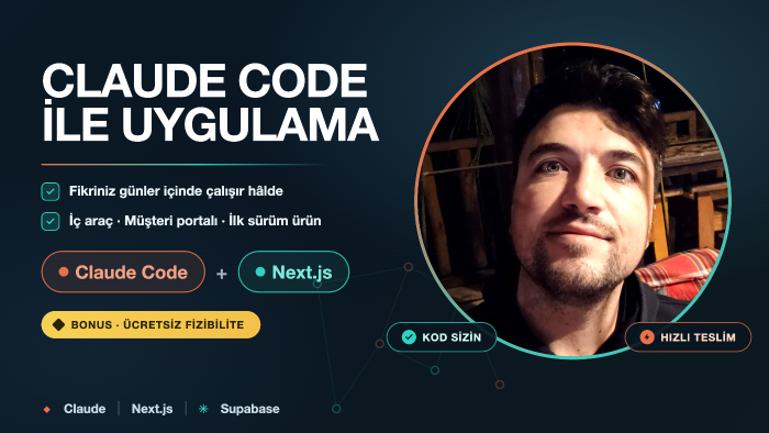 Claude Code ile işletmenize özel iş uygulaması geliştiririm