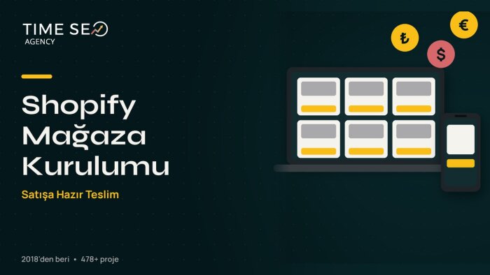 Shopify mağazanızı satışa hazır şekilde kurarım