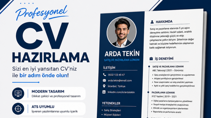 profesyonel CV hazırlarım